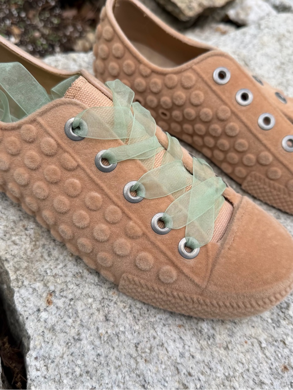 Melissa + Alexandre Herchcovitch flocked bubble sneakers